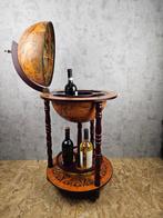 Globe bar - Hout, Plastic, Messing - Globe bar, Libery style, Antiek en Kunst