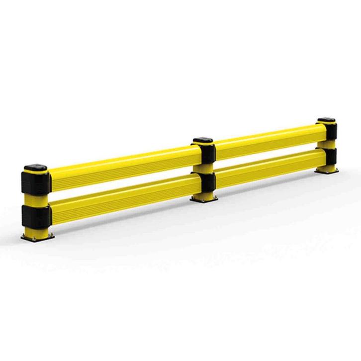 Verstelbare Dubbele Modulaire Vangrail 2000x500mm, Zakelijke goederen, Kantoor en Winkelinrichting | Magazijn, Stelling en Opslag