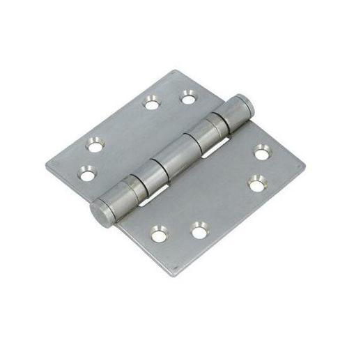 Scharnier 76x76 mm gelagerd mat RVS, Doe-het-zelf en Verbouw, Hang- en Sluitwerk, Nieuw, Ophalen of Verzenden