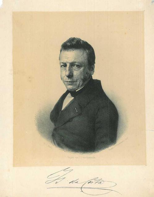 Portrait of Isaac da Costa, Antiek en Kunst, Kunst | Etsen en Gravures