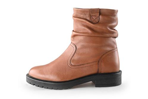 Poelman Enkellaarzen in maat 36 Cognac | 10% extra korting, Kleding | Dames, Schoenen, Overige kleuren, Zo goed als nieuw, Lage of Enkellaarzen