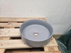 Waskom 35,5 x 12 cm mat licht grijs keramiek, Doe-het-zelf en Verbouw, Sanitair, Ophalen of Verzenden, Nieuw, Bad