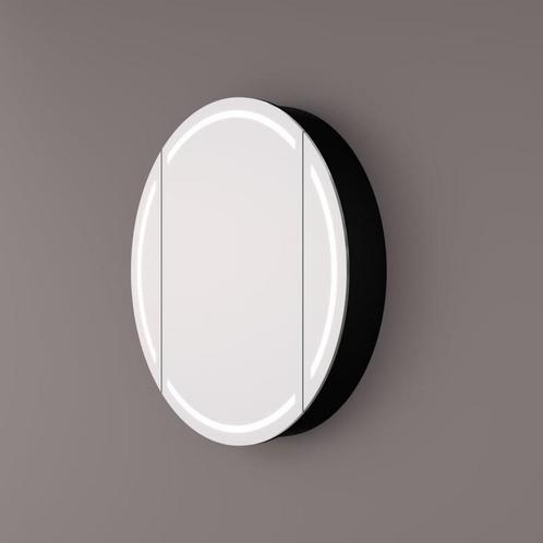 Spiegelkast Hipp Design SPK 81000 Rond Met Verlichting Incl., Doe-het-zelf en Verbouw, Sanitair, Bad, Nieuw, Ophalen of Verzenden