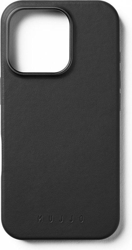 Mujjo iPhone 16 Pro Hoesje - Zwart, Telecommunicatie, Mobiele telefoons | Hoesjes en Frontjes | Apple iPhone, Verzenden