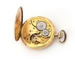 Een 14 krt. geelgouden Omega zakhorloge