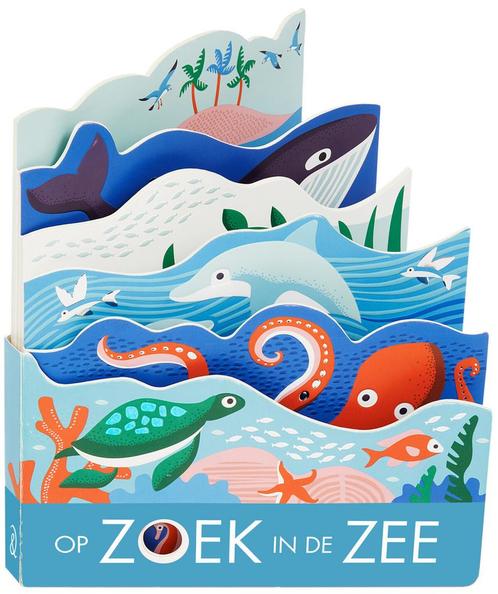 Boek: Op zoek in de zee - (als nieuw), Boeken, Kinderboeken | Baby's en Peuters, Zo goed als nieuw, Verzenden