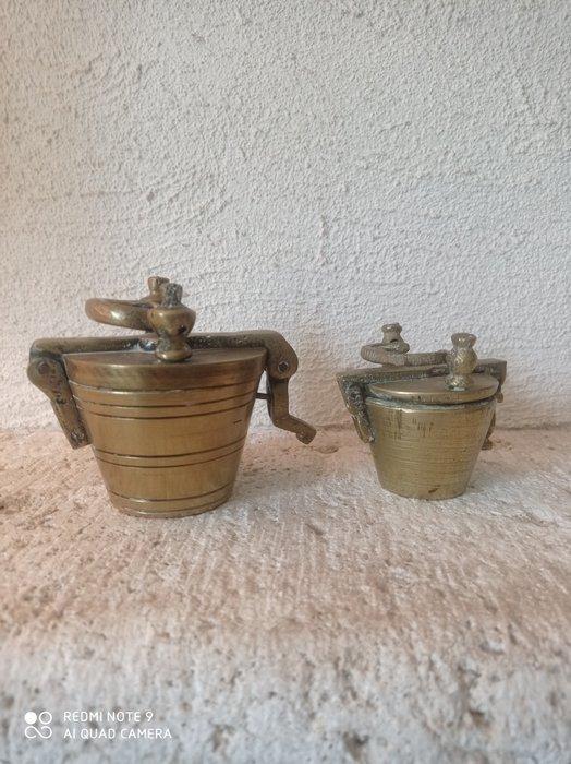 Meetinstrumenten (2) - Verguld brons - 1970-1980 - Maatstaf, Antiek en Kunst, Curiosa en Brocante