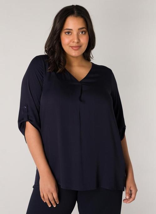 Base Level Curvy blouse Yanina Maat:, Kleding | Dames, Blouses en Tunieken, Overige kleuren, Nieuw, Verzenden