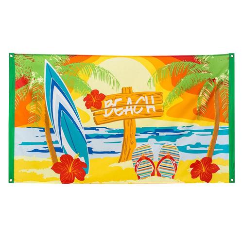 Hawaii Vlag Beach 1,5m, Hobby en Vrije tijd, Feestartikelen, Nieuw, Verzenden