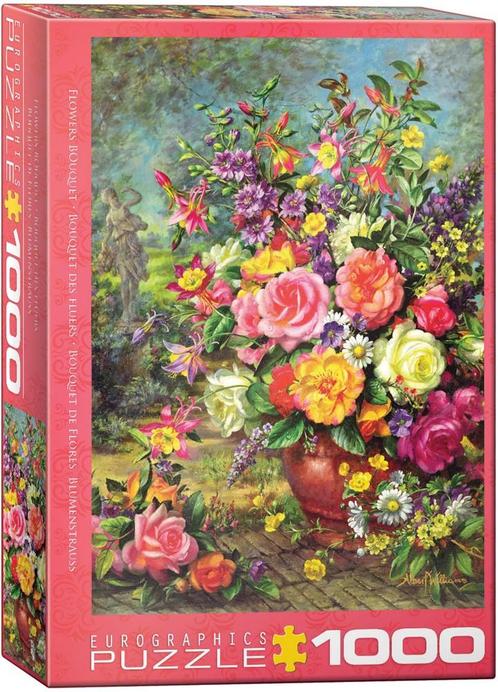 Flower Bouquet Puzzel (1000 stukjes) | Eurographics -, Hobby en Vrije tijd, Denksport en Puzzels, Nieuw, Verzenden