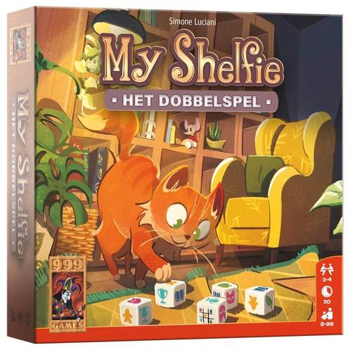 999 Games My Shelfie Dobbelspel, Hobby en Vrije tijd, Gezelschapsspellen | Bordspellen, Nieuw, Verzenden