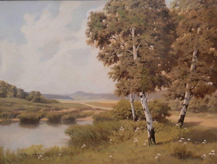 Friedrich (Fritz) Saliger (1894-1975) - Paesaggio, Antiek en Kunst, Kunst | Schilderijen | Klassiek