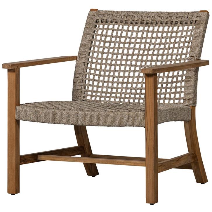 Copper - Fauteuil - Teak - Naturel - Exotan, Tuin en Terras, Tuinstoelen, Verzenden