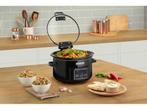 CrockPot Slow Cooker zwart 4,7L Klapdeksel new DNA, Verzenden, Zo goed als nieuw