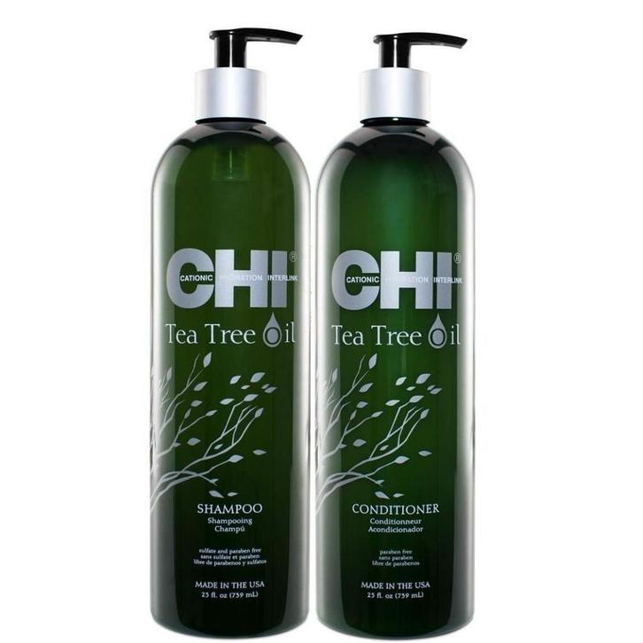 CHI Tea Tree Oil Duo Set - 2x340ml, Sieraden, Tassen en Uiterlijk, Uiterlijk | Haarverzorging, Overige typen, Nieuw, Ophalen of Verzenden
