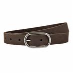 Landley Dames Riem Ovale Gesp - 3 cm - Leer - Bruin - 85, Kleding | Dames, Riemen en Ceinturen, Verzenden, Nieuw, 3 tot 5 cm, Bruin