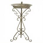 Vogelbad Met Vogelstandbeeld En Decoratieve Voet, Vintage Tu, Tuin en Terras, Verzenden, Nieuw