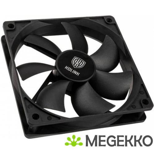 Kolink Classic HDB Computer behuizing Ventilator 12 cm Zwart, Computers en Software, Computerkoelers, Nieuw, Verzenden