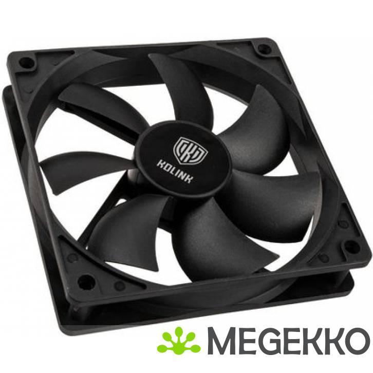 Kolink Classic HDB Computer behuizing Ventilator 12 cm Zwart, Computers en Software, Computerkoelers, Nieuw, Verzenden