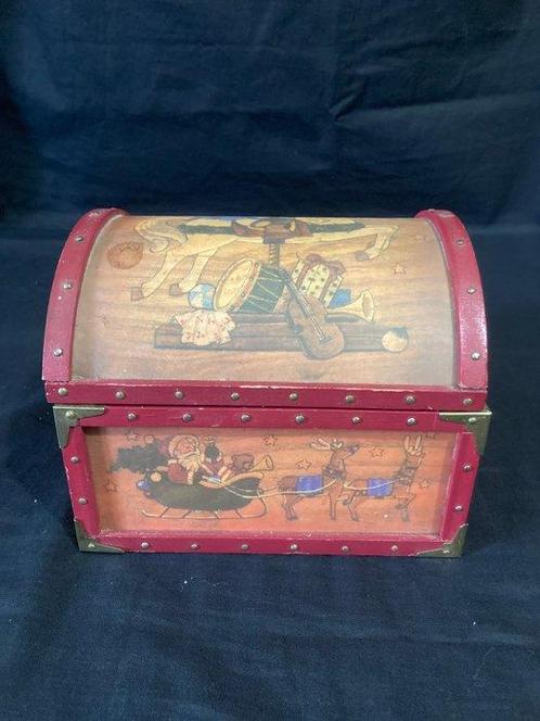 Splendide et très Rare boite à musique de Noel Rouge ,, Antiek en Kunst, Curiosa en Brocante