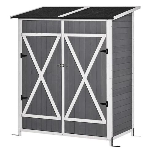 TRUUSK Tuinkast Gereedschapsschuur Met 2 Deuren Gereedschaps, Tuin en Terras, Bergingen en Tuinkasten, Nieuw, Verzenden