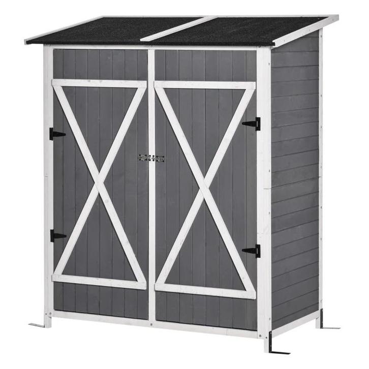 Tuinkast Gereedschapsschuur Met 2 Deuren Gereedschapskast Me, Tuin en Terras, Bergingen en Tuinkasten, Nieuw, Verzenden