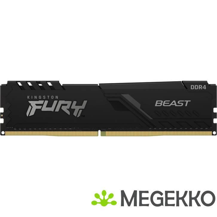 Kingston DDR4 FURY Beast 1x16GB 3200, Computers en Software, RAM geheugen, Nieuw, Verzenden
