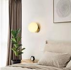 Moderne Wandlamp – E27 Glazen Bol Goud Wit Wand/Plafondlamp, Huis en Inrichting, Verzenden, Nieuw