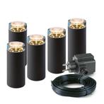 5x LED Pilaren - 2 Watt - 12V - 16cm - complete set, Hobby en Vrije tijd, Ophalen of Verzenden, Nieuw