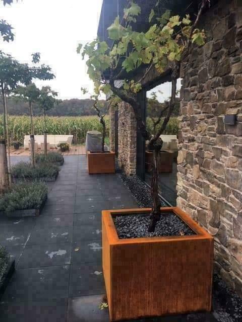 Cortenstaal Plantenbakken - Bloembakken - Nu 10% korting!, Tuin en Terras, Bloembakken en Plantenbakken, Nieuw, Metaal, Binnen
