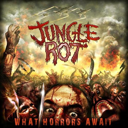 cd - Jungle Rot - What Horrors Await, Cd's en Dvd's, Cd's | Overige Cd's, Zo goed als nieuw, Verzenden