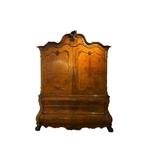 Kabinet - Knoesthout - Nederlandse rococo-kast