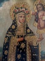 Cuzco school (XX) - Our Lady of The Rosary Of Pomata, Antiek en Kunst