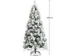 Coast Kunstkerstboom Besneeuwd - PVC - 180 cm, Huis en Inrichting, Woonaccessoires | Overige, Verzenden, Nieuw