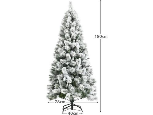 Coast Kunstkerstboom Besneeuwd - PVC - 180 cm, Huis en Inrichting, Woonaccessoires | Overige, Nieuw, Verzenden
