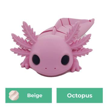 Flexibele axolotl | Beige | 25CM beschikbaar voor biedingen