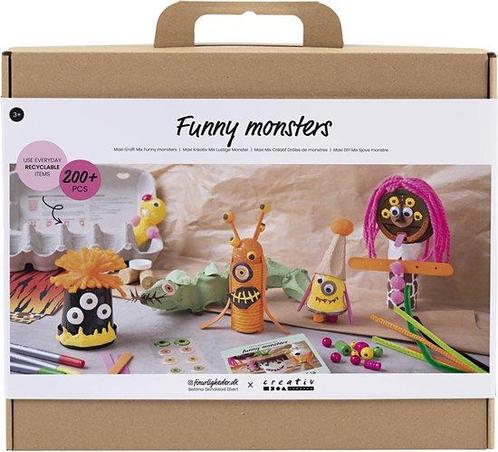 Creativ Company Maxi Creatieve Box Grappige Monsters, Hobby en Vrije tijd, Knutselen, Zo goed als nieuw, Ophalen of Verzenden