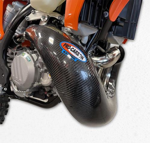 Pro Carbon uitlaatbocht bescherming KTM SX 250 2019-2022 & H, Motoren, Onderdelen | Merk-onafhankelijk, Ophalen of Verzenden