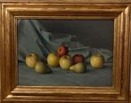 Franz Xaver Diblik (1887-1955) - Apples and Pears on a Grey, Antiek en Kunst