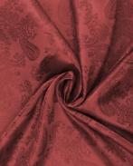 Luxe Jacquard Voering Donkerrood, Nieuw, Rood