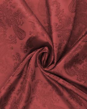 Luxe Jacquard Voering Donkerrood, Hobby en Vrije tijd, Stoffen en Lappen, Rood, Nieuw