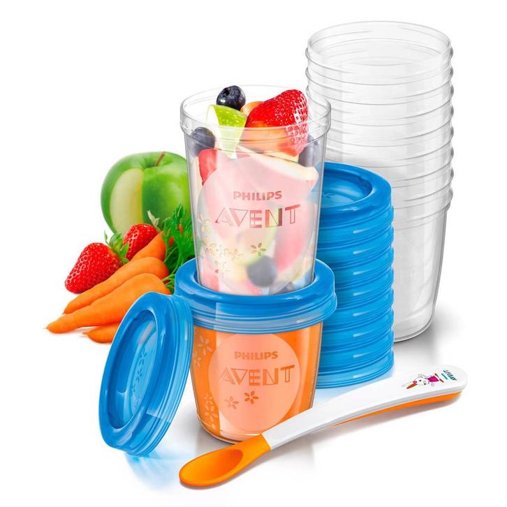 Philips Avent SCF721/20 - Bewaarbekers voor voeding - 20 stu, Kinderen en Baby's, Babyvoeding en Toebehoren, Nieuw, Verzenden