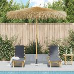 vidaXL Parasol van bamboe met dak van bananenbladeren 210 cm, Verzenden, Nieuw, 2 tot 3 meter