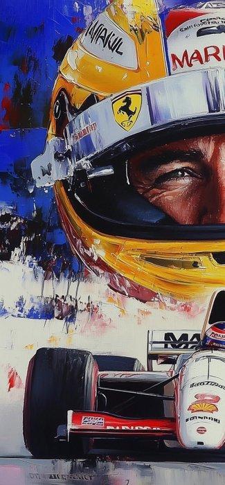 Canvas Fit - Alberto Ricardo - Entre el Rojo y la Tormenta:, Verzamelen, Automerken, Motoren en Formule 1