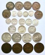 Australië. Type Collection of 26 old coins 1911-1963