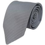 Stropdas grijs Diamond - 8cm • € 4,-, Kleding | Heren, Stropdassen, Effen, Verzenden, Nieuw, Grijs