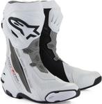 Alpinestars Supertech R Vented Wit Mid Grijs Zwart, Motoren, Kleding | Motorkleding, Nieuw met kaartje, Alpinestars, Laarzen, Heren