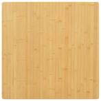 vidaXL Tafelblad 70x70x2,5 cm bamboe, Huis en Inrichting, Tafels | Eettafels, Verzenden, Nieuw