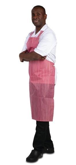 Waterdichte schort rood-wit gestreept, Zakelijke goederen, Horeca | Keukenapparatuur, Verzenden