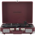 Crosley CR8005F-BU4 Cruiser Plus Burgundy platenspeler, Muziek en Instrumenten, Dj-sets en Draaitafels, Verzenden, Nieuw